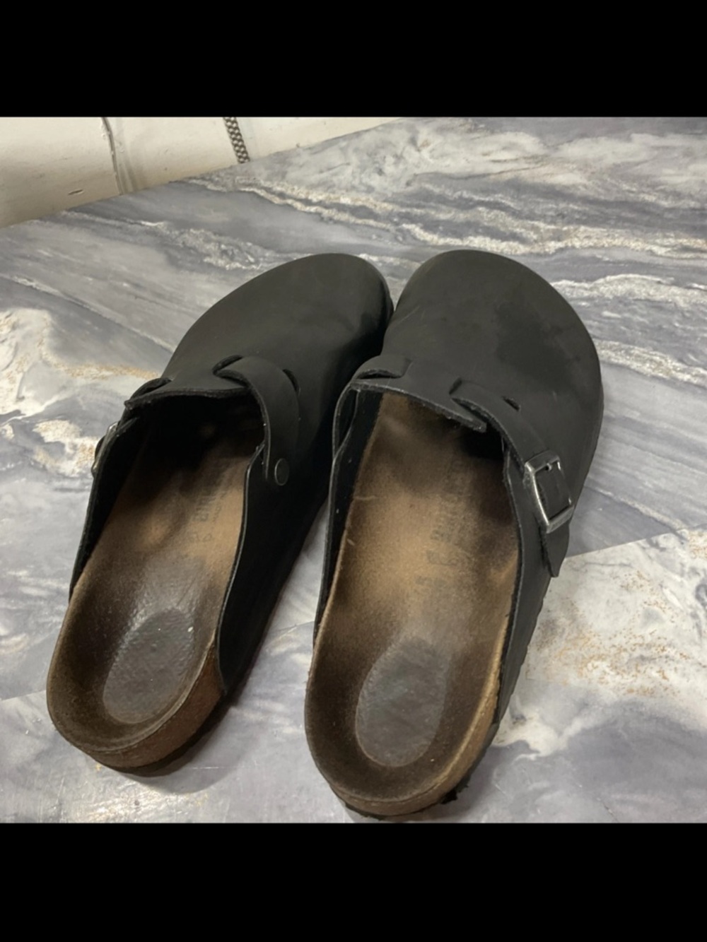 Birkenstock Boston Clogs Mens Size 45 Black